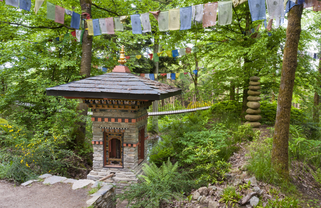Nepal Himalaya Pavilon Park von Heribert Wirth, Wiesent, Bayern, Germany